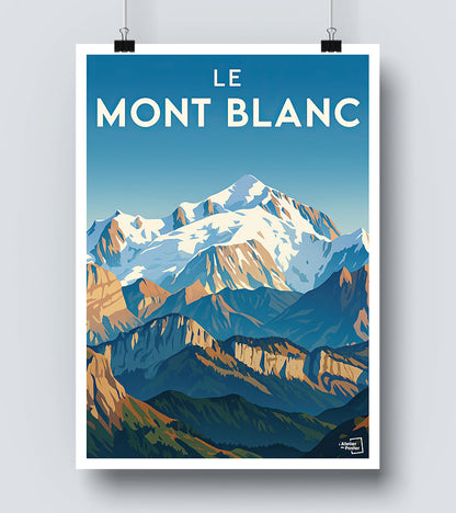 Affiche Mont Blanc