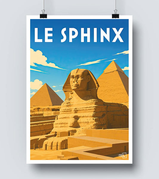 Affiche Le Sphinx Egypte