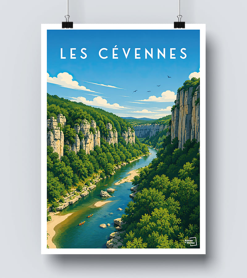 Affiche Les Cévennes