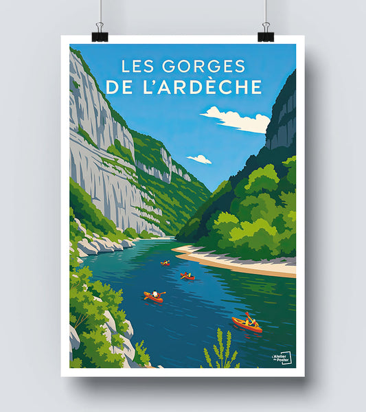 Affiche département de l Ardèche