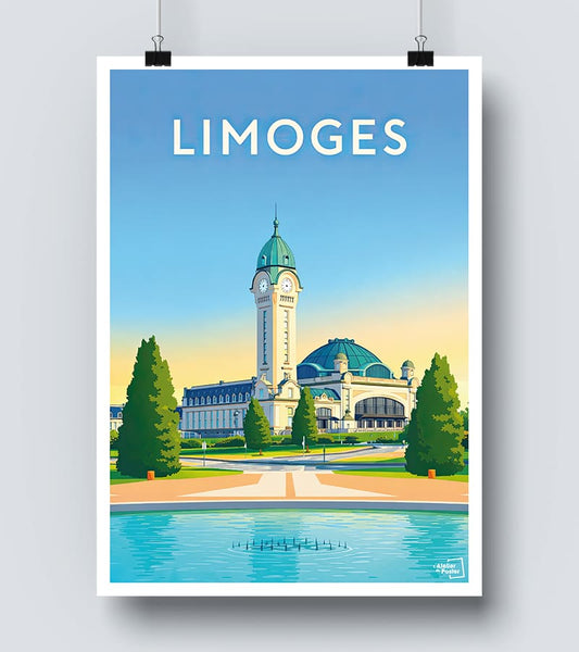 Affiche Limoges