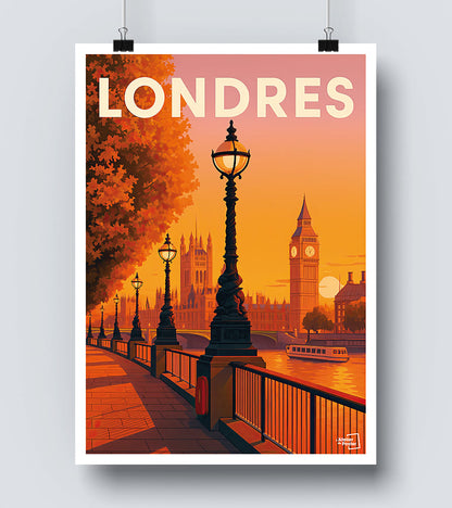 Affiche Vintage Londres