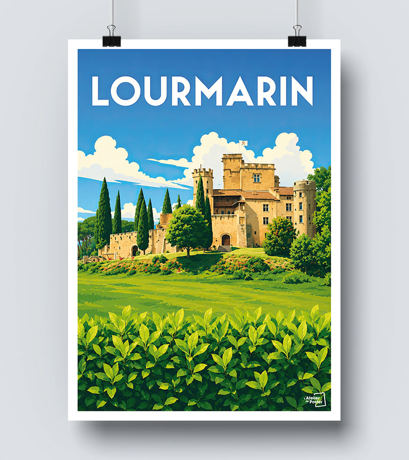 Affiche Lourmarin
