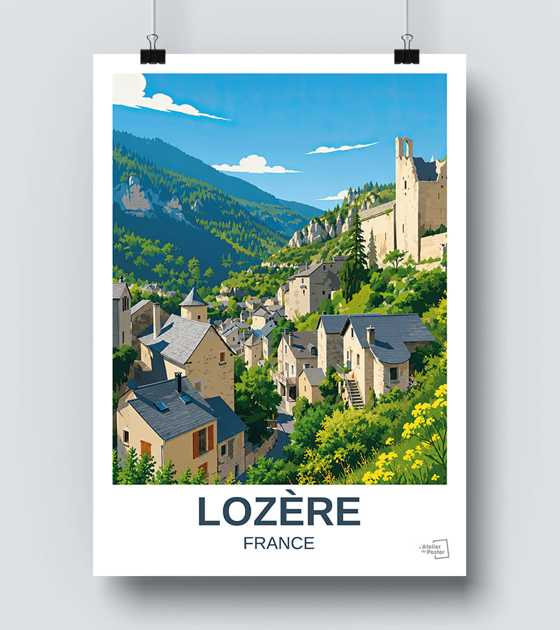Affiche La Lozère