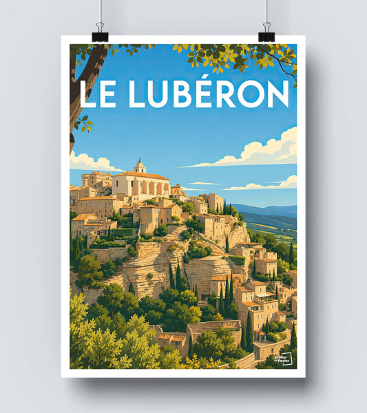 Affiche Le Lubéron