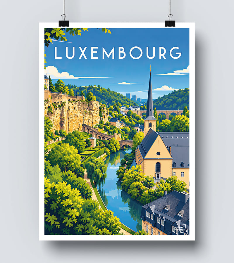 Affiche Luxembourg