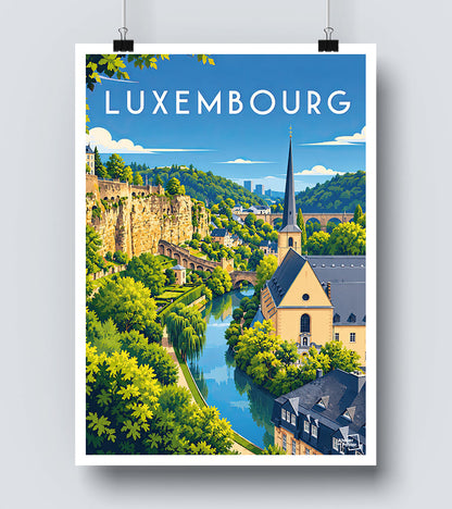 Affiche Luxembourg