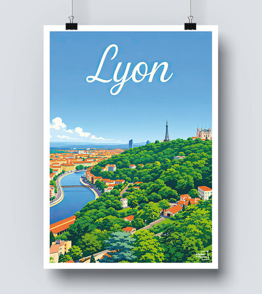 Affiche Panorama Lyon