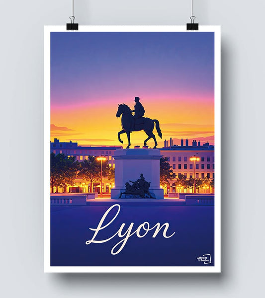 Affiche Bellecour Lyon