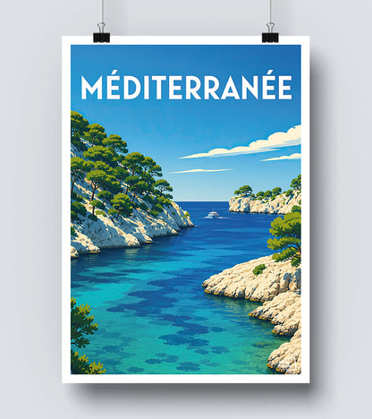 Affiche Méditerranée