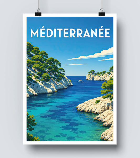 Affiche Méditerranée