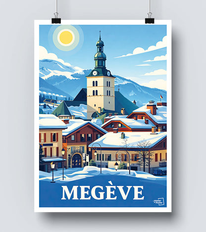 Affiche Megève