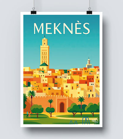 Affiche Meknès