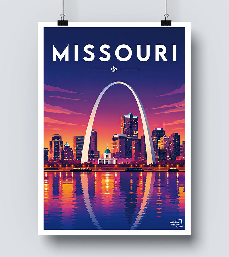 Affiche Missouri vintage