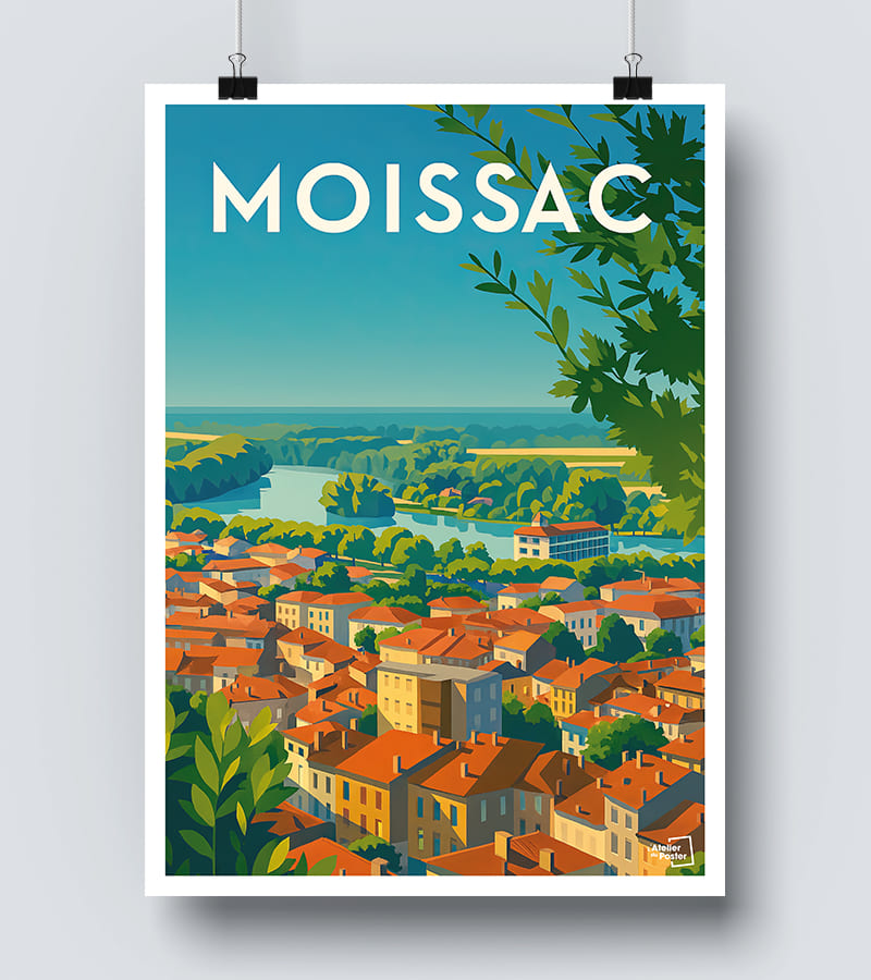 Affiche Moissac
