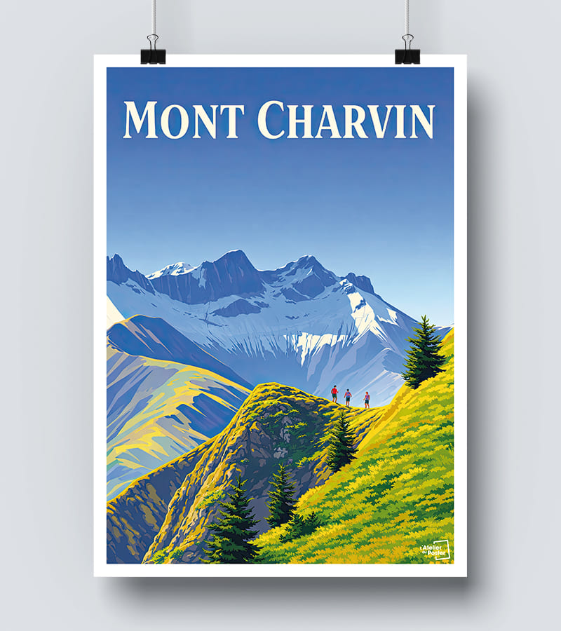Affiche Mont Charvin