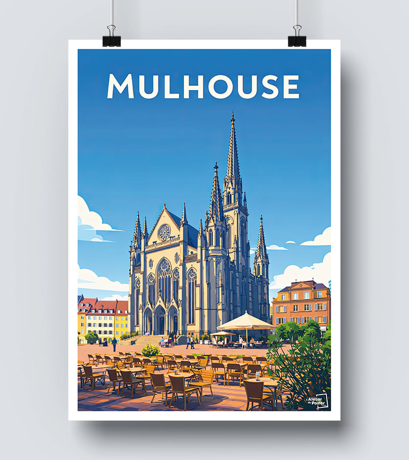 Affiche Cathédrale de Mulhouse