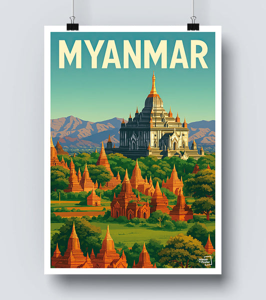 Affiche Myanmar