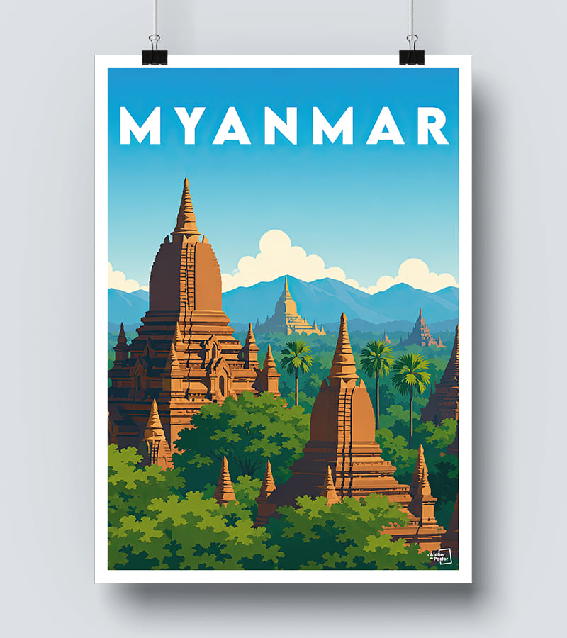 Affiche Myanmar