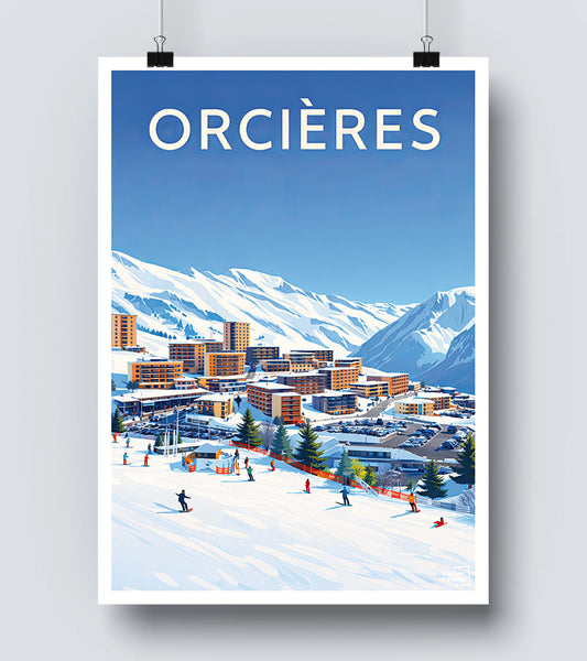 Affiche Orcières