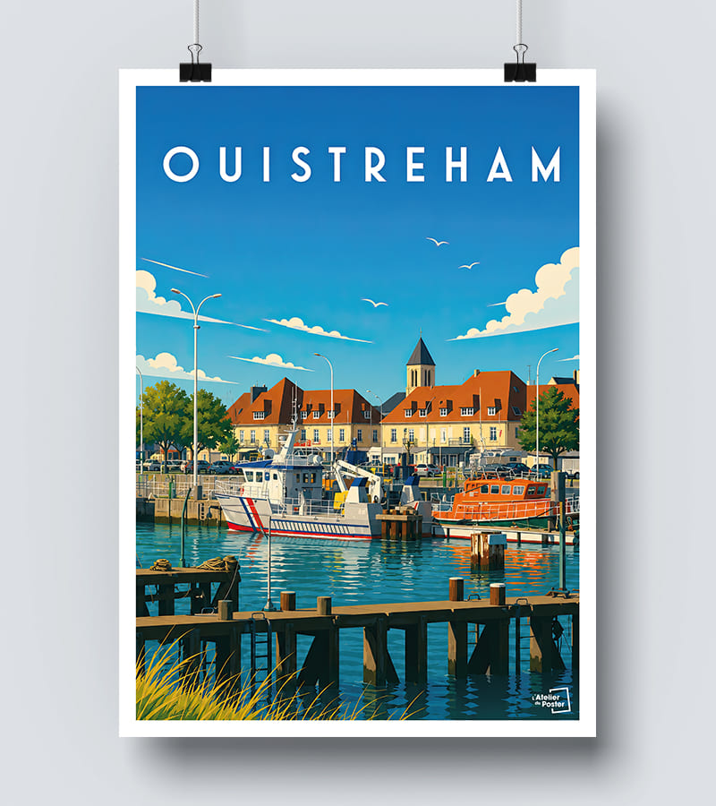 Affiche ville d Ouistreham