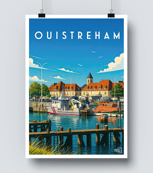 Affiche ville d Ouistreham