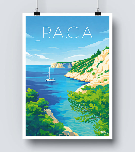 Affiche Région PACA