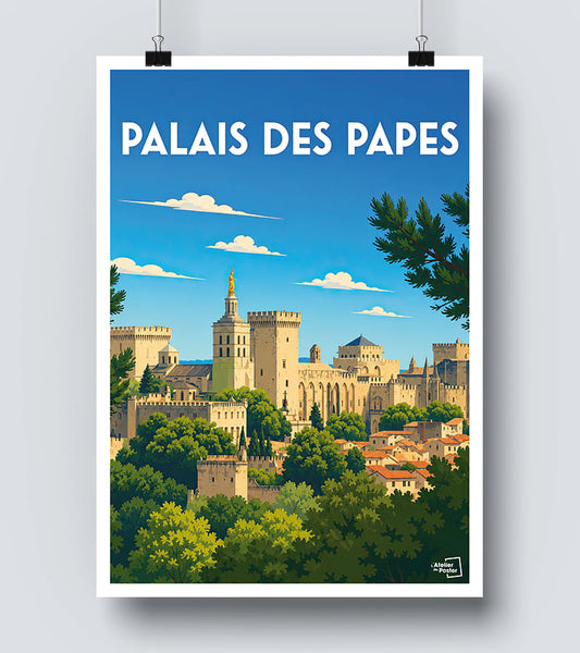 Affiche Palais de Papes