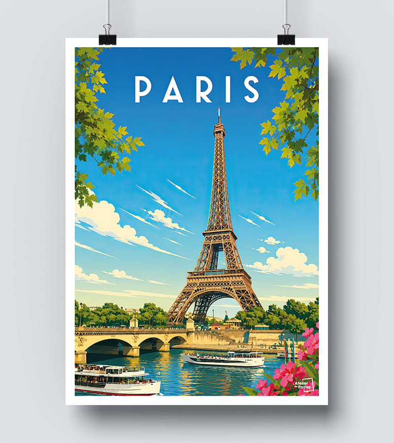 Affiche Capitale Paris