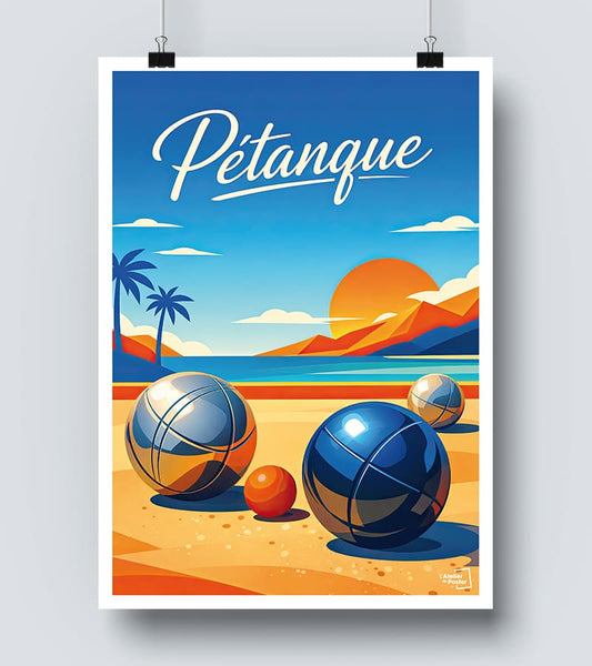 Affiche Pétanque