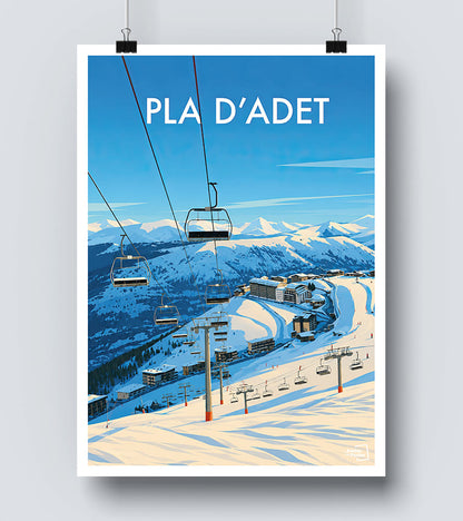 Affiche Pla d Adet