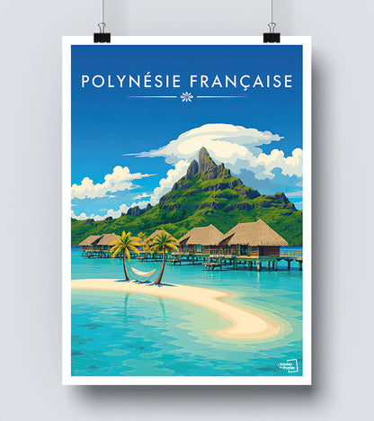 Affiche Polynésie Française
