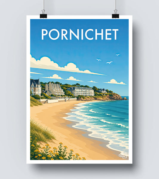 Affiche Pornichet vintage