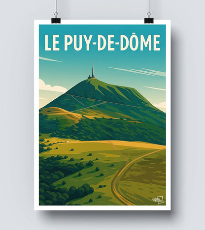 Affiche Puy de Dôme vintage