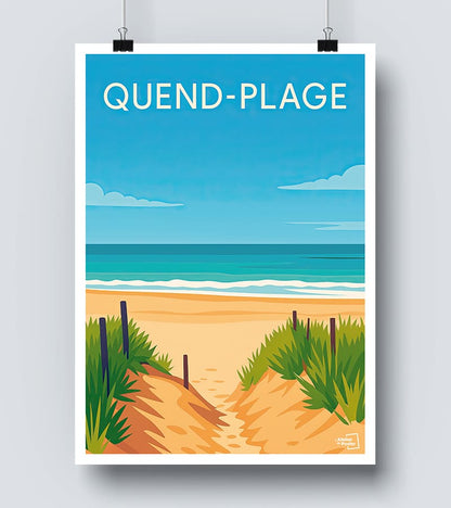 Affiche Quend Plage