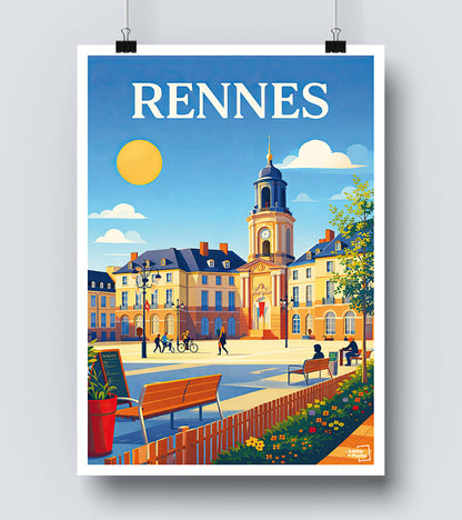 Affiche Rennes