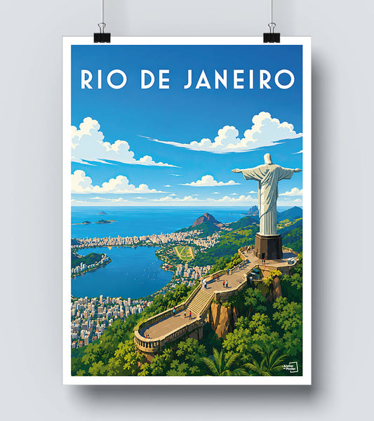 Affiche Rio de Janeiro vintage