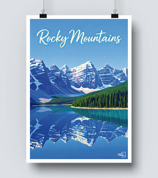 Affiche Rocky Mountains