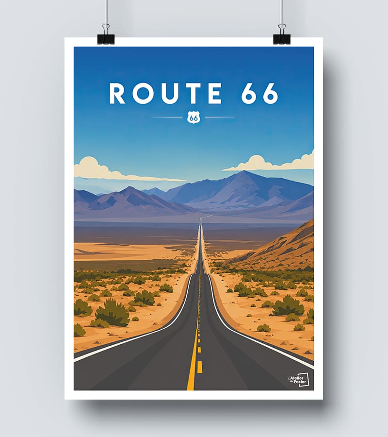Affiche Route 66
