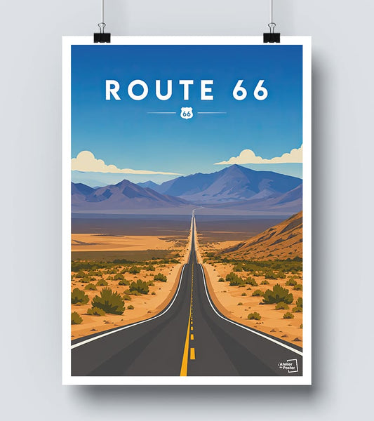 Affiche Route 66