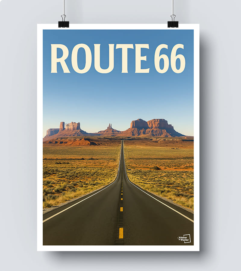 Affiche Route 66