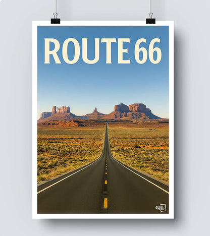 Affiche Route 66