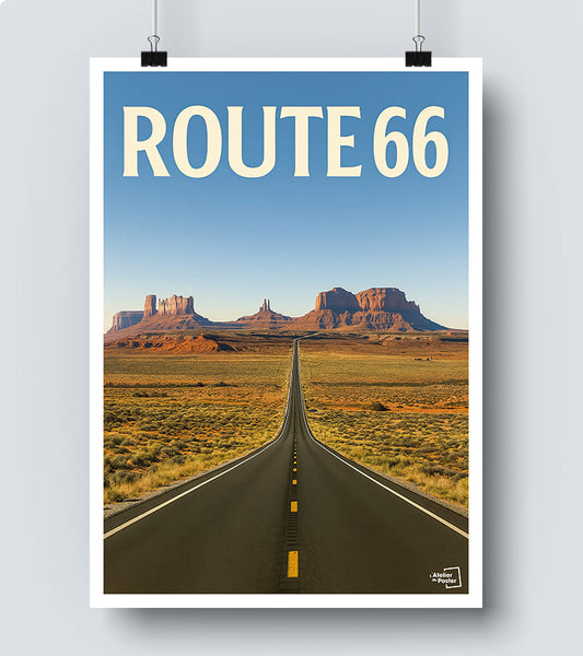 Affiche Route 66