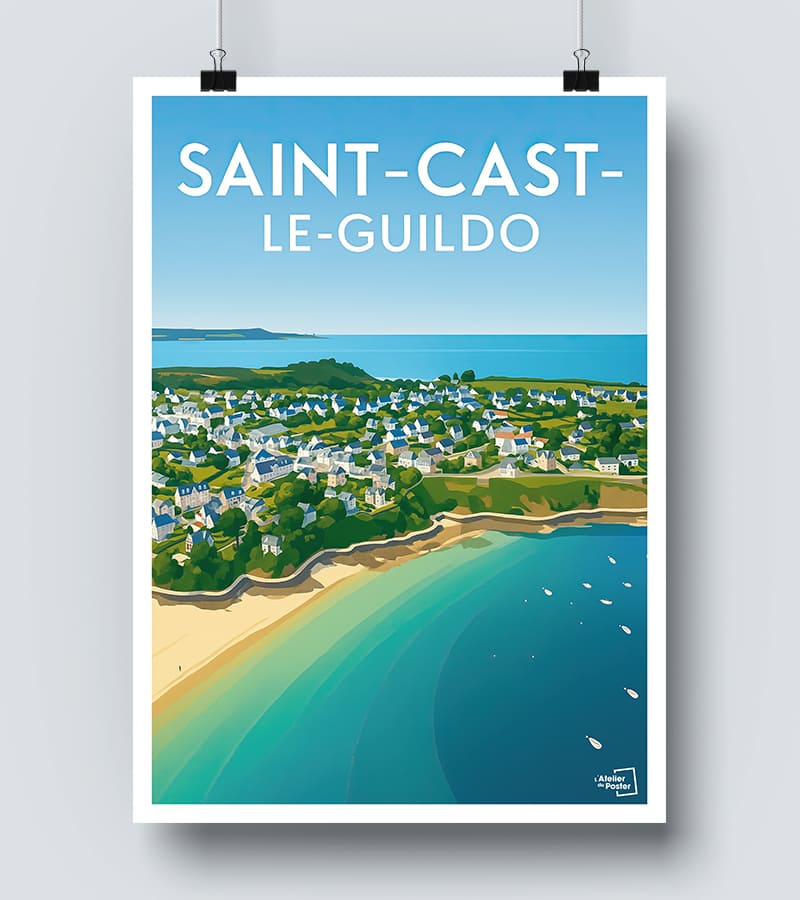 Affiche Saint-Cast 