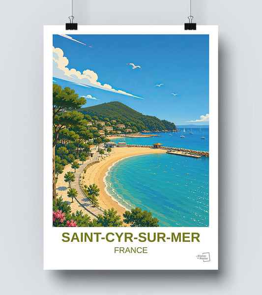 Affiche Saint Cyr sur Mer