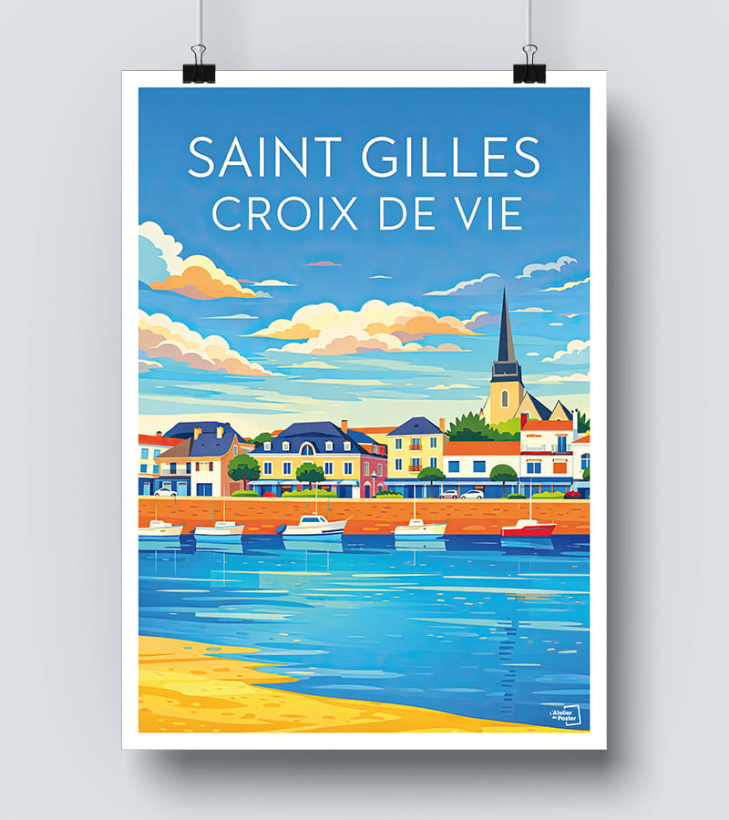 Affiche Saint Gilles Croix de Vie
