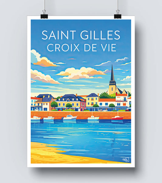 Affiche Saint Gilles Croix de Vie