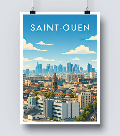 Affiche Saint Ouen sur Seine