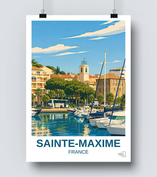 Affiche Sainte Maxime