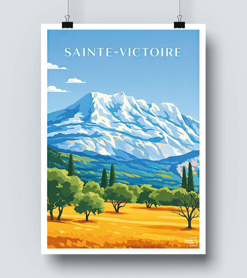 Affiche Sainte Victoire
